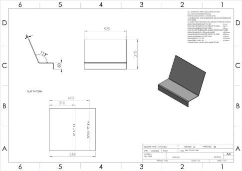 Example 2 - Sheet Metal & Flat Patterns