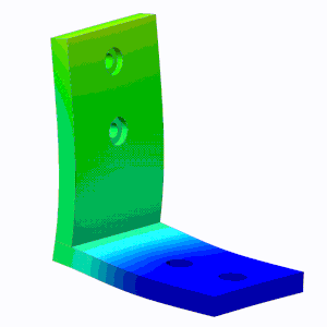 Structural FEA Stress and Distortion Displacement Simulation Animation